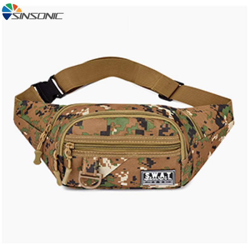 Men's outdoor camo waist Bags